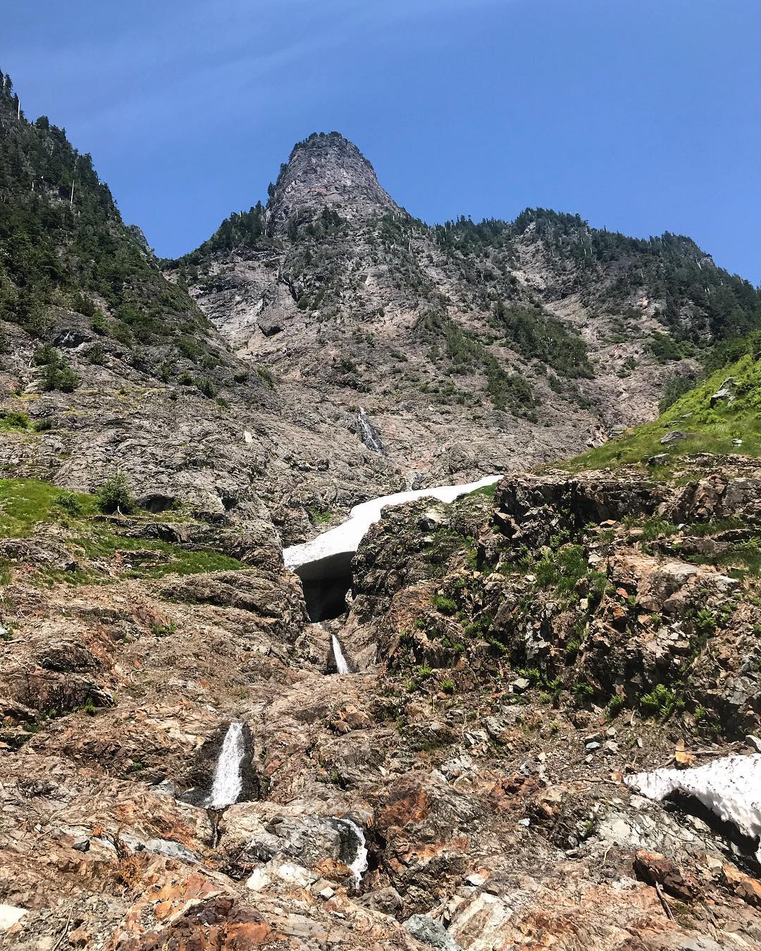 One more from Sunday’s hike. This is the second of the two snow caves at...