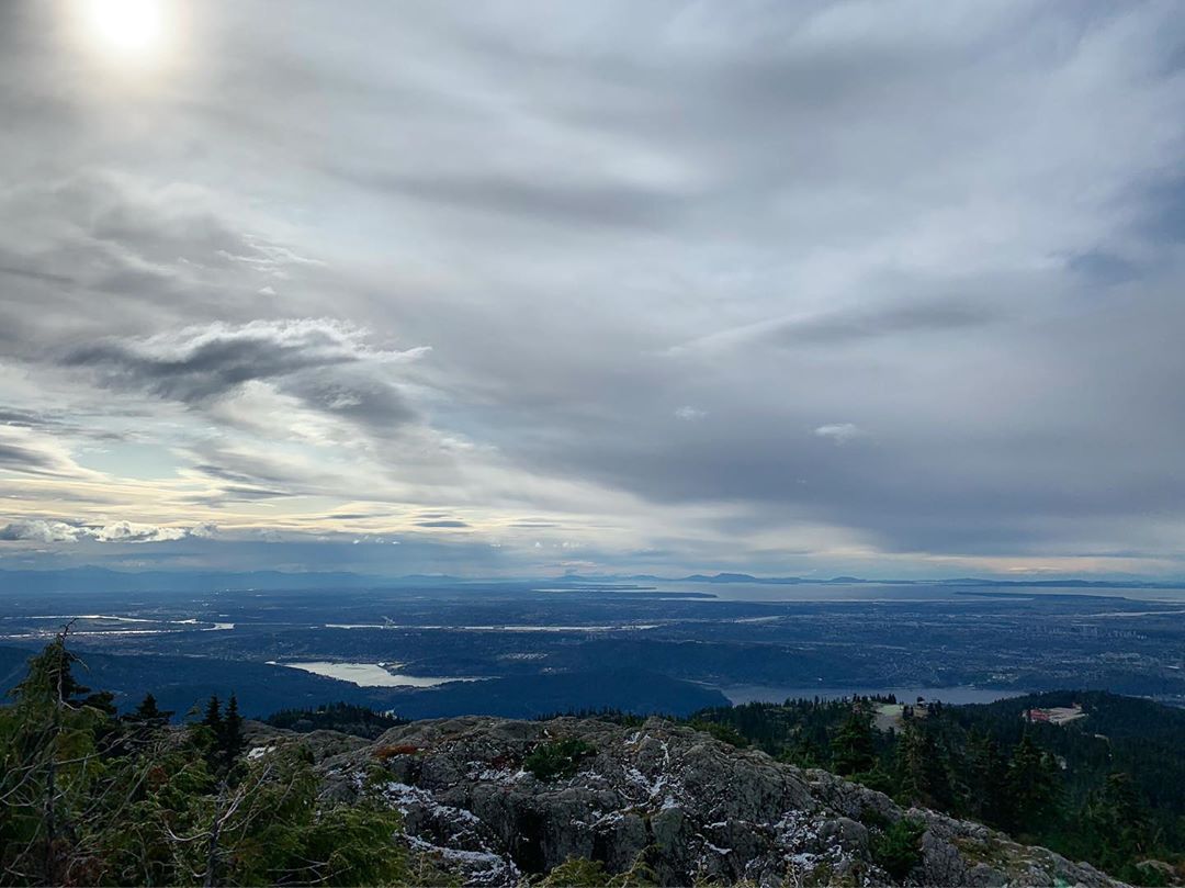 Today’s view from Mount Seymour.